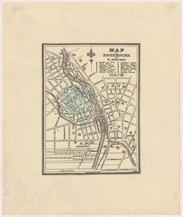 Map of Rochester