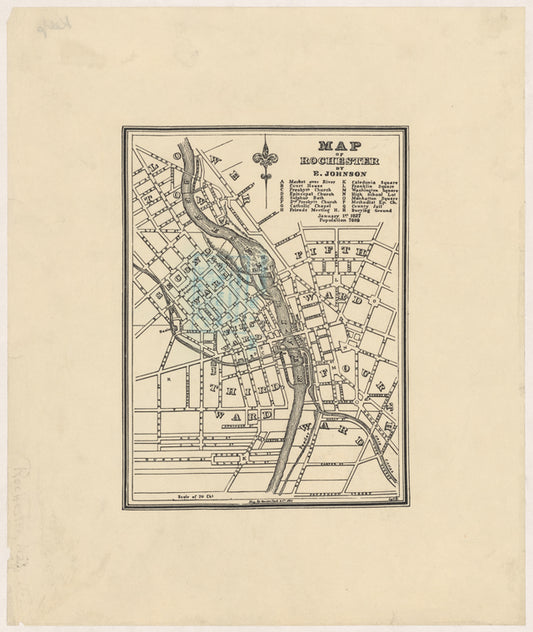 Map of Rochester