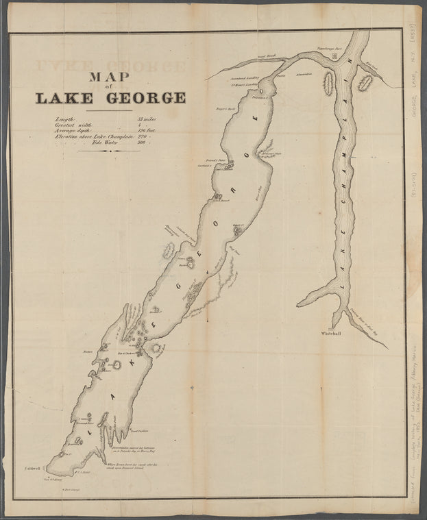 Map of Lake George