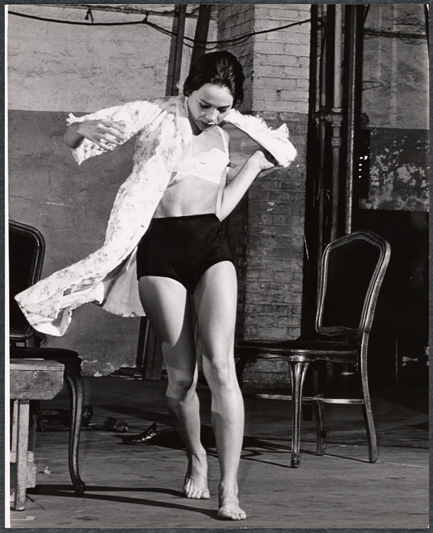 Pat Stanley in rehearsal for the stage production Sunday in New York