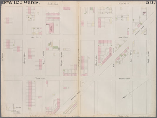 Plate 33: Map bounded by Third Place, Smith Street, Bush Street, Clinton Street, Hamilton Avenue, Henry Street