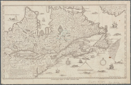 Champlain's map of New France 1632