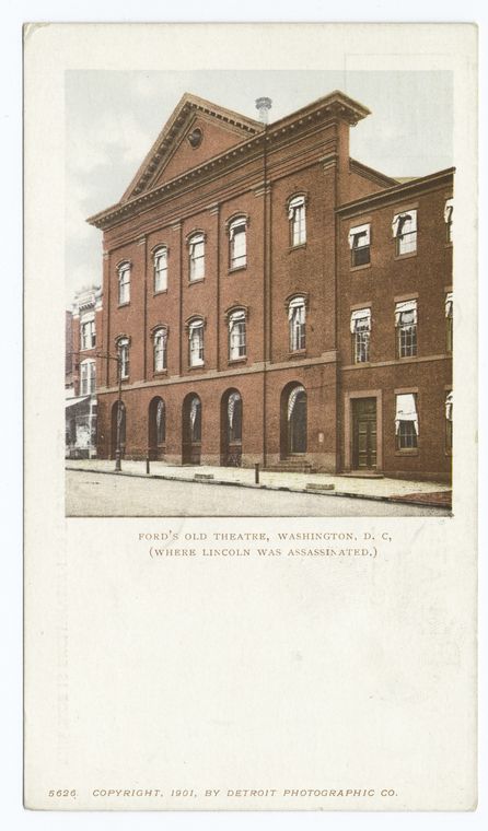 Ford's Old Theatre, where Lincoln was assassinated, Washington, D. C.