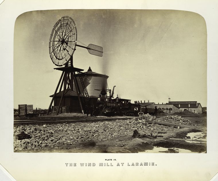 The wind mill at Laramie.