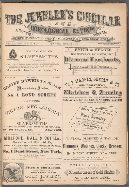 The jewelers' circular and horological review