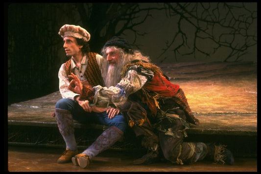 L-R) Chip Zien and Tom Aldredge in a scene from the Broadway production of the musical "Into The Woods." (New York)