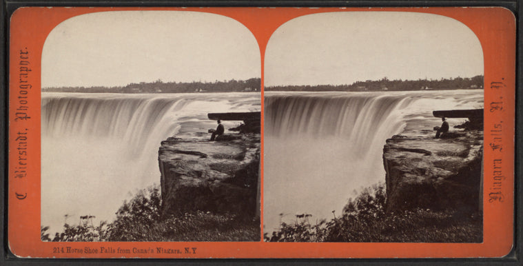 Horse Shoe Falls from Canada, Niagara, N.Y.