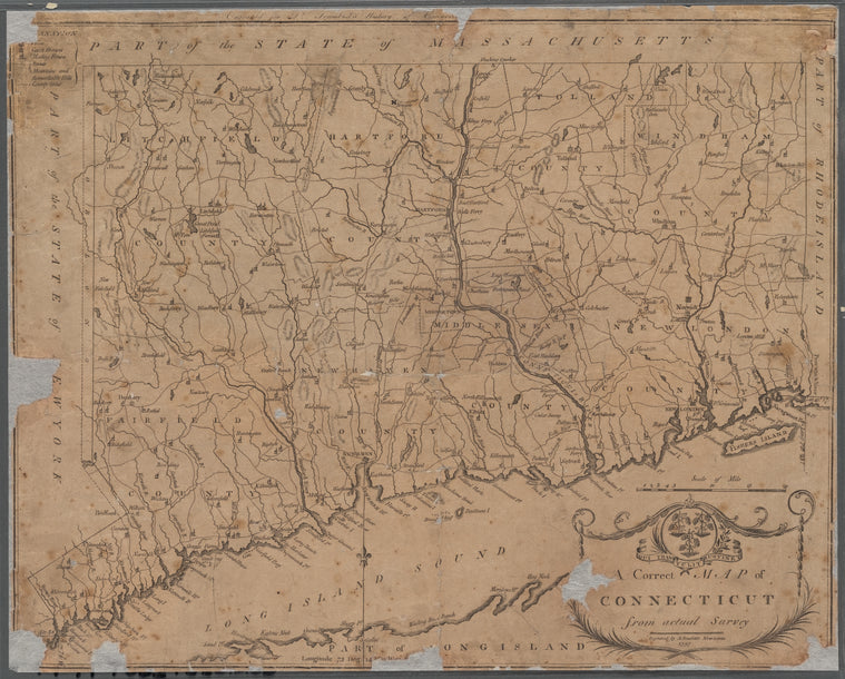 A correct map of Connecticut: from actual survey