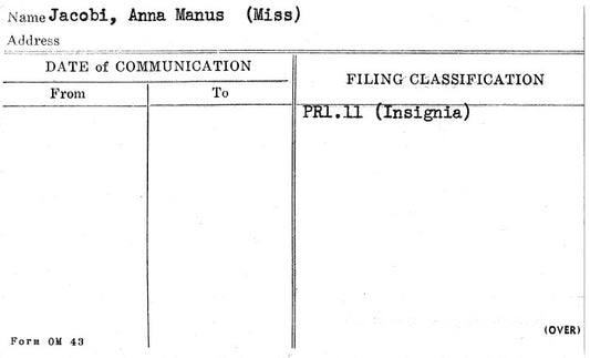 Jacobi, Anna Manus (Miss)