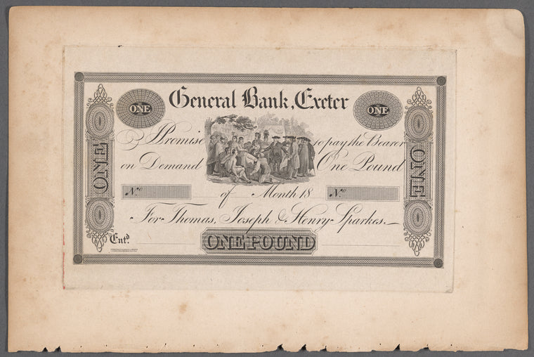 General Bank Exeter one pound note