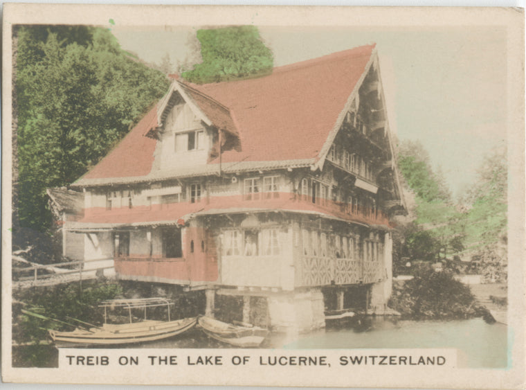 Treib on the Lake of Lucerne, Switzerland.