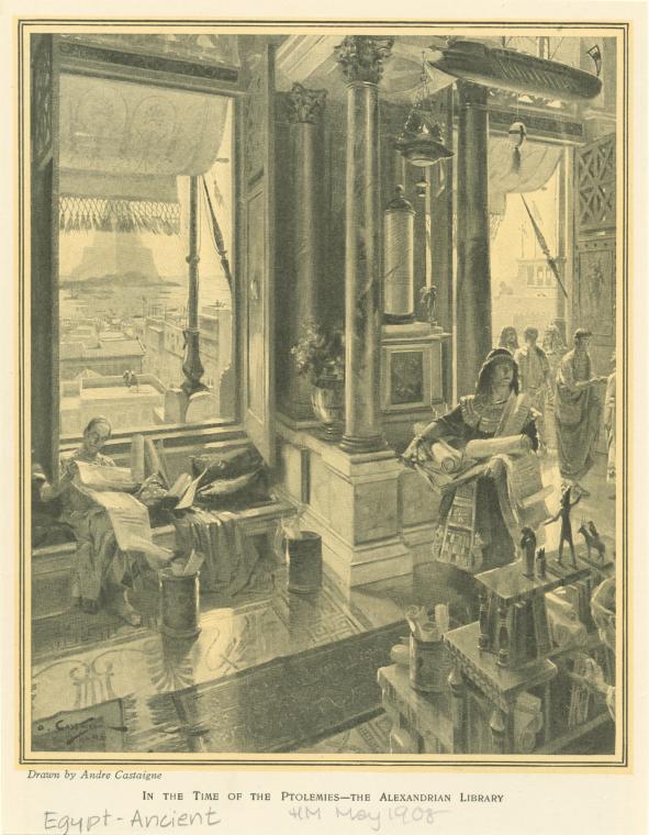 In the time of the Ptolemies--the Alexandrian Library
