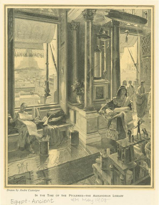 In the time of the Ptolemies--the Alexandrian Library