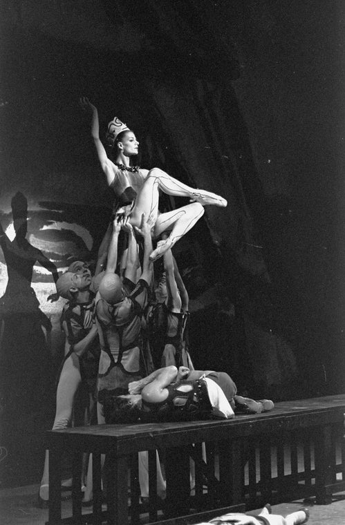 New York City Ballet production of "The Prodigal Son" with Karin von Aroldingen and Edward Villella, choreography by George Balanchine (New York)
