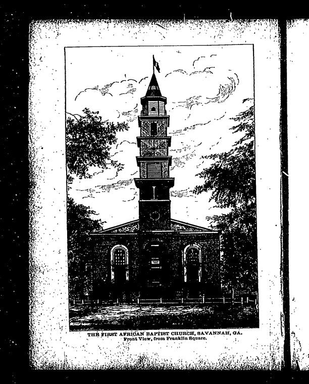 History of the First African Baptist Church : from its organization, January 20th, 1788, to July 1st, 1888. Including the centennial celebration, addresses, sermons, etc.
