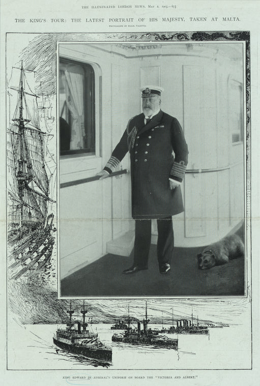 Edward VII, king of Great Britain.
