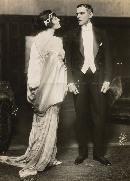 Constance Collier and Norman Trevor in a scene from An Ideal Husband
