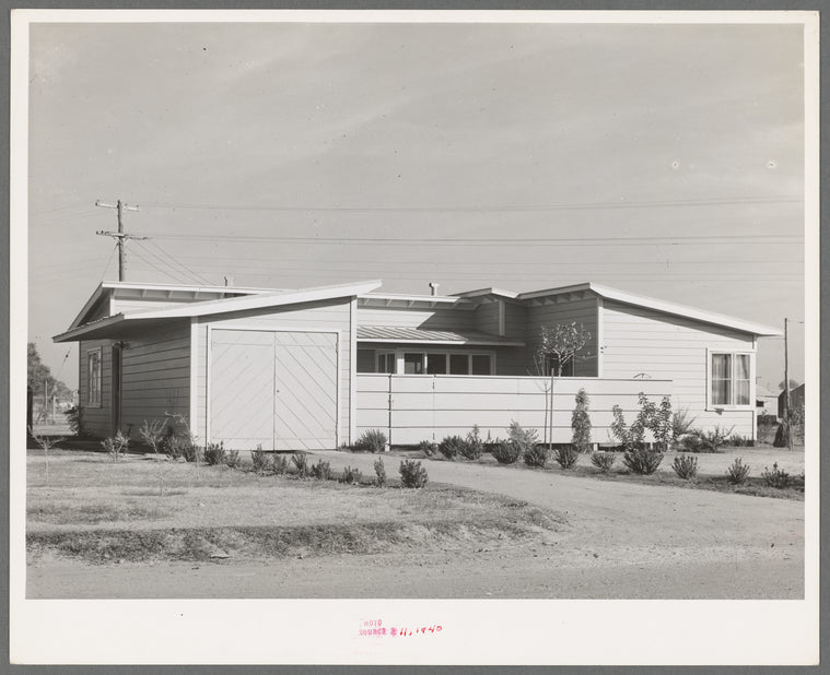 Camp manager's house. Yuba City farm workers' camp. Yuba City, California