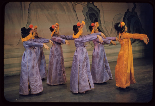 Dancers in the stage production Flower Drum Song