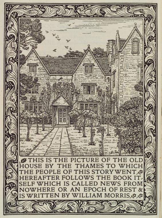 This is the picture of the house by the Thames to which the people in this story went
