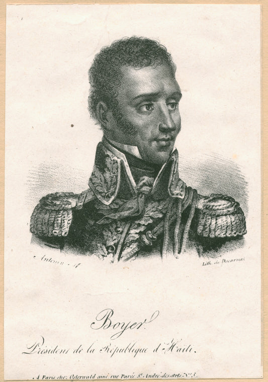 Jean-Pierre Boyer, President de la République de Haiti.