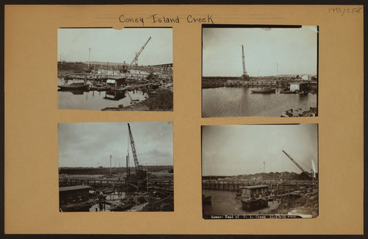 Coney Island Creek - [W.P.A. [Works Progress Administration] sewer project.]