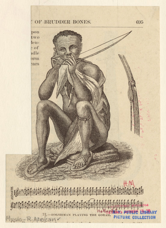 Bosjesman playing the gorah.