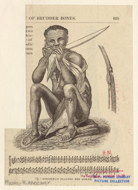 Bosjesman playing the gorah.