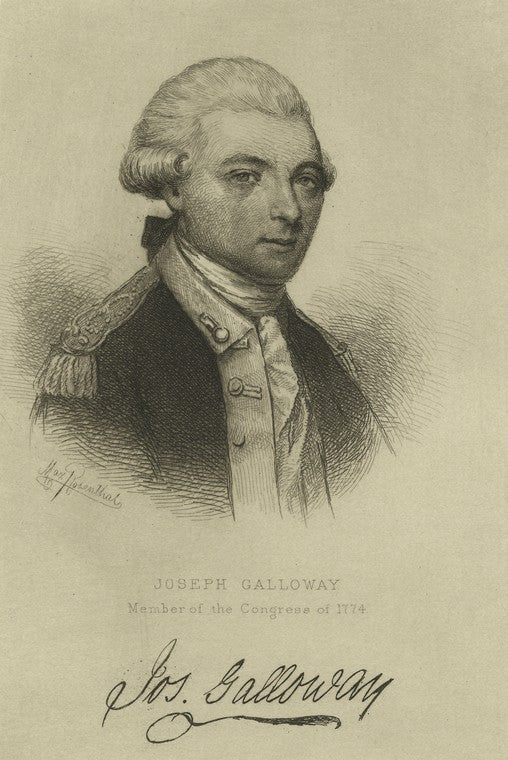 Joseph Galloway, member of the Congress of 1774.