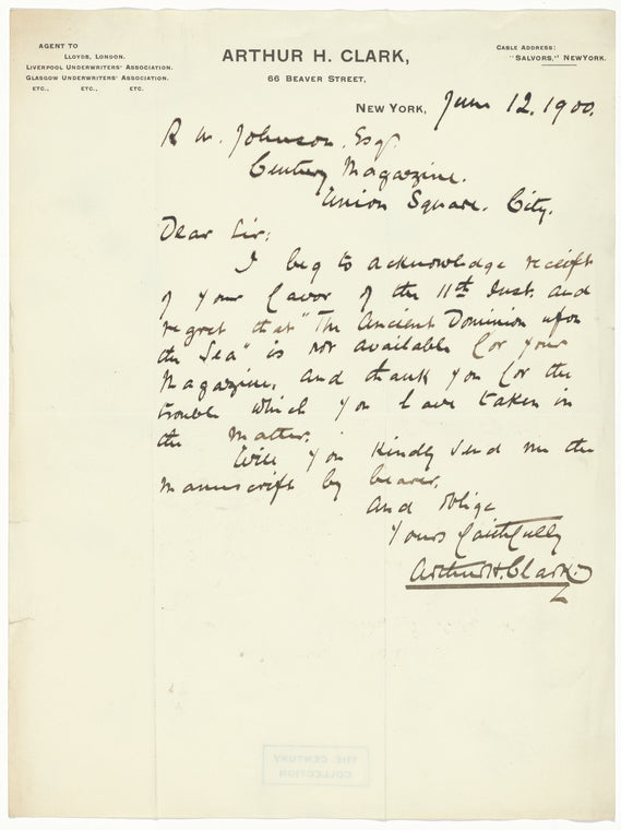 Clark, Arthur Hamilton