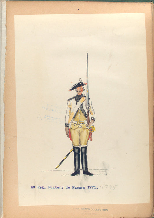 4-o Reg. Ruitery de Famars.  1771-1795