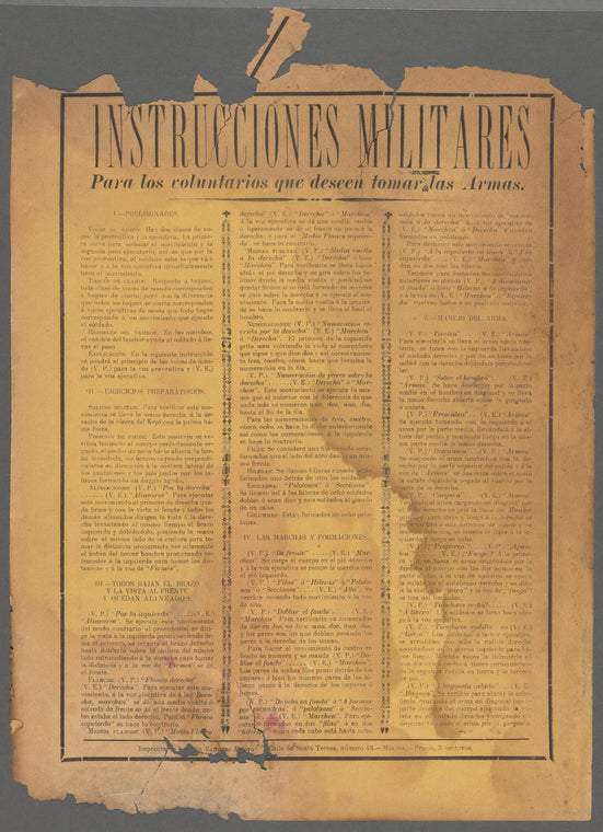 Instrucciones Militares