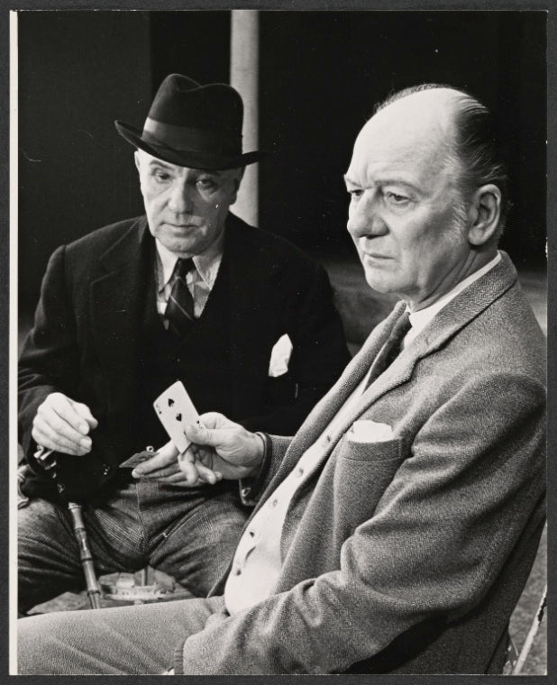 Ralph Richardson and John Gielgud in the stage production Home