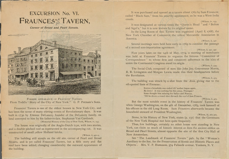 Former appearance of Fraunces's Tavern