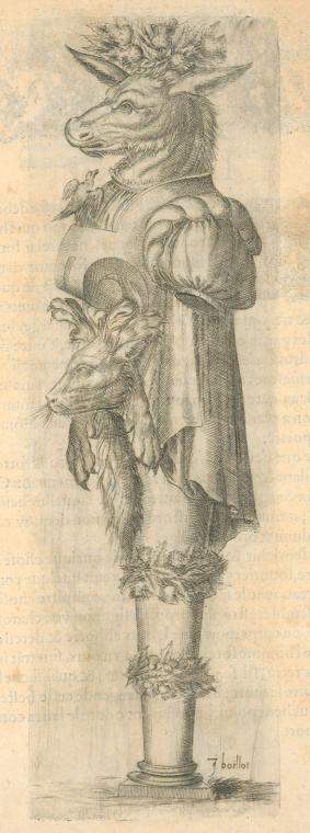 Print illustrating Encores de l'asne.