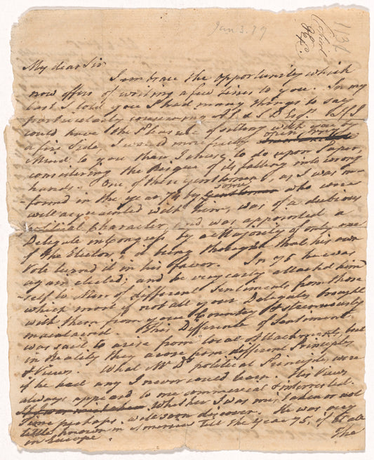 Letter to Samuel Cooper