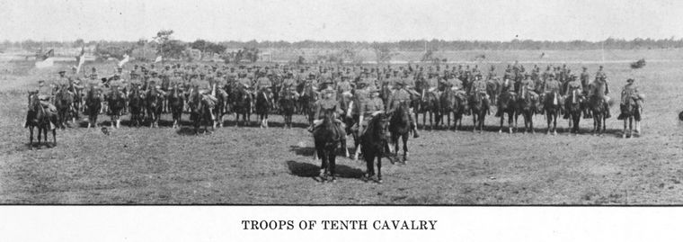 Troops of Tenth Cavalry.