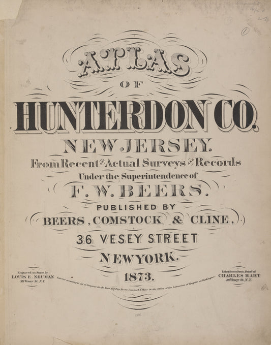 Atlas of Hunterdon County, New Jersey