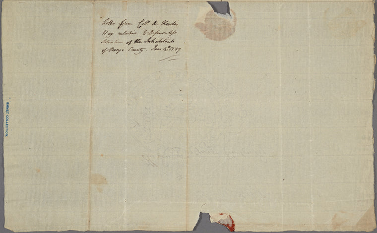 Letter to Gov. George Clinton