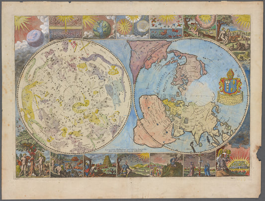 Map of the heavens and the earth