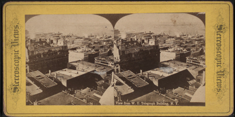 View from W.U. Telegraph Building, N.Y.