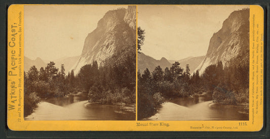 Mount Starr King, Yosemite Valley, Mariposa County, Cal.