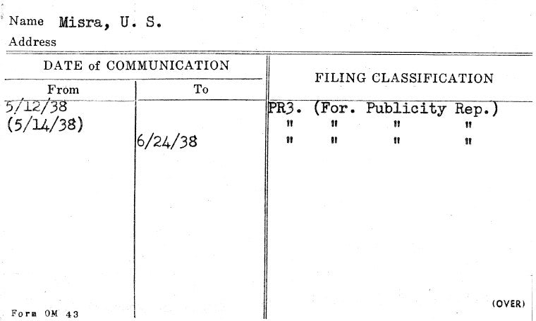 Misra, U.S.