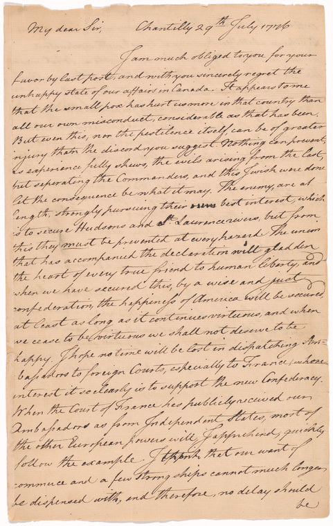 Letter from Richard Henry Lee