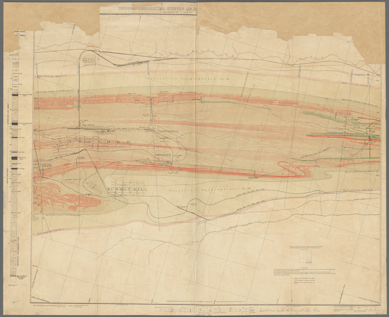 Second Geological Survey of Pennsylvania, anthracite district, C[arbon & Schuylkill counties?]