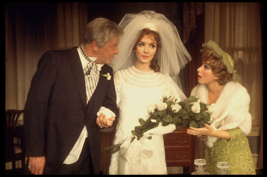 Actors (L-R) Dan Dailey, Roni Dengel & Lee Grant in a scene fr. the National tour of the Broadway play "Plaza Suite." (San Francisco)