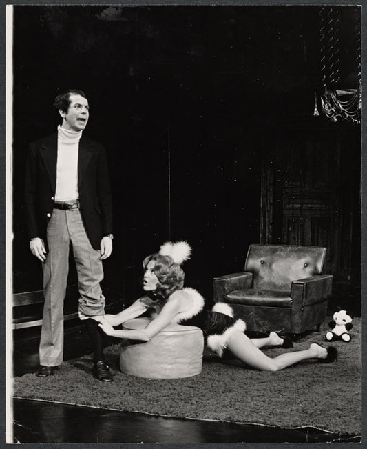 Peter Bartlett and Madeline Kahn in the stage production Boom Boom Room