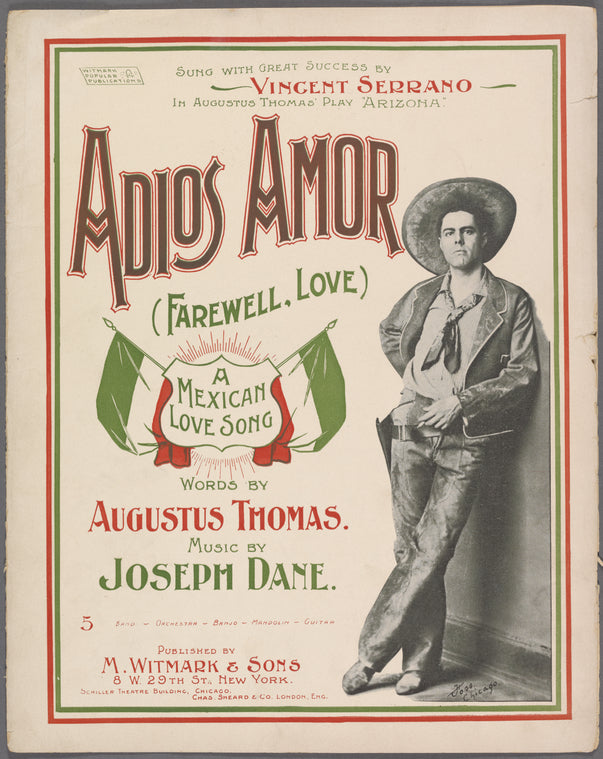 Adios amor : a Mexican love song