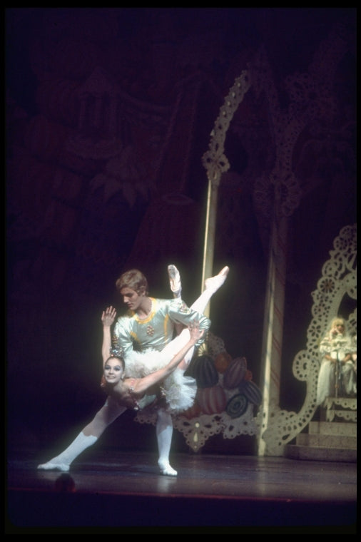 Suzanne Farrell and Peter Martins, in a New York City Ballet production of "The Nutcracker" (New York)