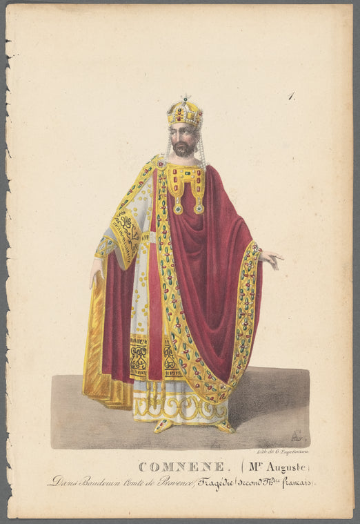 Comnene. (Mr. Auguste) Dans Baudouin comte de Provence, Tragédie (second Th[éâ]tre français)